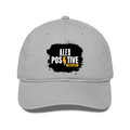 Classic Trucker Cap | Unisex | DTG Print | Breathable Mesh Back | Adjustable Snapback | Personalized | DTG | Grunge | Positive Affirmations | Energy | Everyday | Uplifting - front - Grey - mockup 1
