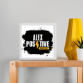 Framed Poster | Multiple Sizes | 300 GSM Art Paper | Laminated, Fade-Proof, 1-inch Frame | Unisex Home Decor | Personalized | DTG | Grunge | Positive Affirmations | Energy | Everyday | Uplifting - front_8x8In - 8x8In - mockup 1