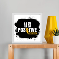 Framed Poster | Multiple Sizes | 300 GSM Art Paper | Laminated, Fade-Proof, 1-inch Frame | Unisex Home Decor | Personalized | DTG | Grunge | Positive Affirmations | Energy | Everyday | Uplifting - front_10x10In - 10x10In - mockup 3