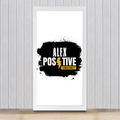 Framed Poster | Multiple Sizes | 300 GSM Art Paper | Laminated, Fade-Proof, 1-inch Frame | Unisex Home Decor | Personalized | DTG | Grunge | Positive Affirmations | Energy | Everyday | Uplifting - front_12x24In - 12x24In - mockup 8