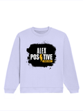 Oversized Sweatshirt | Roomy Relaxed Fit | 400 GSM Cotton Blend | Pre-Shrunk Drop Shoulder | Unisex Adult | Personalized | DTG | Grunge | Positive Affirmations | Energy | Everyday | Uplifting - front - Lavender - mockup 1