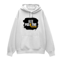 Oversized Hoodie | Unisex Relaxed Fit | 400 GSM Cotton Blend | DTG Printed | Drop Shoulder, Pre-Shrunk | Adults | Personalized | DTG | Grunge | Positive Affirmations | Energy | Everyday | Uplifting - front - White - mockup 1