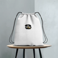 Drawstring Bag | Unisex | 280 GSM Cotton | Sturdy Drawstrings, Heavy-Duty | Printing, Embroidery | Personalized | Embroidery | DTG | Grunge | Positive Affirmations | Energy | Everyday | Uplifting - front - mockup 1