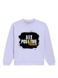 Oversized Sweatshirt | Roomy Relaxed Fit | 400 GSM Cotton Blend | Pre-Shrunk Drop Shoulder | Unisex Adult | Personalized | DTF | Grunge | Positive Affirmations | Energy | Everyday | Uplifting - front - Lavender - mockup 1
