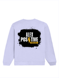 Oversized Sweatshirt | Roomy Relaxed Fit | 400 GSM Cotton Blend | Pre-Shrunk Drop Shoulder | Unisex Adult | Personalized | DTF | Grunge | Positive Affirmations | Energy | Everyday | Uplifting - back - Lavender - mockup 2