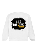 Oversized Sweatshirt | Roomy Relaxed Fit | 400 GSM Cotton Blend | Pre-Shrunk Drop Shoulder | Unisex Adult | Personalized | DTF | Grunge | Positive Affirmations | Energy | Everyday | Uplifting - back - White - mockup 2