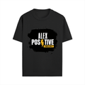Male Standard Crew T-Shirt | Regular Fit | 100% Cotton (180 GSM) | DTG Print | Durable & Comfortable | Adult | Personalized | DTG | Grunge | Positive Affirmations | Energy | Everyday | Uplifting - front - Black - mockup 1