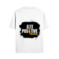 Male Standard Crew T-Shirt | Regular Fit | 100% Cotton (180 GSM) | DTG Print | Durable & Comfortable | Adult | Personalized | DTG | Grunge | Positive Affirmations | Energy | Everyday | Uplifting - back - White - mockup 2