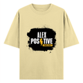 Oversized Standard T-Shirt | Unisex Relaxed Fit | 100% Super Combed Cotton DTG | Soft, Breathable & Durable | Adult | Personalized | DTG | Grunge | Positive Affirmations | Energy | Everyday | Uplifting - front - Beige - mockup 1
