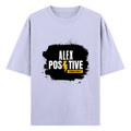 Oversized Standard T-Shirt | Unisex Relaxed Fit | 100% Super Combed Cotton DTG | Soft, Breathable & Durable | Adult | Personalized | DTG | Grunge | Positive Affirmations | Energy | Everyday | Uplifting - front - Lavender - mockup 1