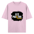 Oversized Classic T-Shirt | Unisex Oversized Fit | 100% Super-Combed Cotton | Pre-Shrunk & Ribbed Neck | Adults | Personalized | DTG | Grunge | Positive Affirmations | Energy | Everyday | Uplifting - front - Light Baby Pink - mockup 1