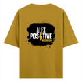 Oversized Classic T-Shirt | Unisex Oversized Fit | 100% Super-Combed Cotton | Pre-Shrunk & Ribbed Neck | Adults | Personalized | DTG | Grunge | Positive Affirmations | Energy | Everyday | Uplifting - back - Mustard Yellow - mockup 2