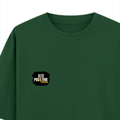 Oversized Classic T-Shirt | Unisex Oversized Fit | 100% Super-Combed Cotton | Pre-Shrunk & Ribbed Neck | Adults | Personalized | DTG | Grunge | Positive Affirmations | Energy | Everyday | Uplifting - left pocket - Bottle Green - mockup 3