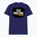 Male V Neck T-Shirt | Regular Fit | 180 GSM Bio-Washed Cotton | DTF Print | Double Stitched, Pre-Shrunk | Men | Personalized | DTF | Grunge | Positive Affirmations | Energy | Everyday | Uplifting - back - Royal Blue - mockup 2