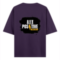 Oversized Classic T-Shirt | Unisex Fit | 100% Super-Combed Cotton | Pre-Shrunk, Double-Stitched | Adults | Personalized | DTF | Grunge | Positive Affirmations | Energy | Everyday | Uplifting - back - Purple - mockup 2