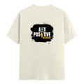 Classic Crew T-Shirt | Men's Regular Fit | 180 GSM Bio-Washed Cotton | DTG Print Ready | Double-Stitched & Ribbed Neck | Personalized | DTG | Grunge | Positive Affirmations | Energy | Everyday | Uplifting - back - Off White - mockup 2