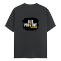 Classic Crew T-Shirt | Men's Regular Fit | 180 GSM Bio-Washed Cotton | DTG Print Ready | Double-Stitched & Ribbed Neck | Personalized | DTG | Grunge | Positive Affirmations | Energy | Everyday | Uplifting - back - Steel Grey - mockup 2