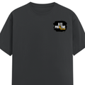 Classic Crew T-Shirt | Men's Regular Fit | 180 GSM Bio-Washed Cotton | DTG Print Ready | Double-Stitched & Ribbed Neck | Personalized | DTG | Grunge | Positive Affirmations | Energy | Everyday | Uplifting - left pocket - Steel Grey - mockup 3