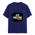 Female Classic Crew T-Shirt | Women's Regular Fit | 180 GSM Bio-Washed Cotton | Double Stitched, Pre-Shrunk | Personalized | DTG | Grunge | Positive Affirmations | Energy | Everyday | Uplifting - front - Royal Blue - mockup 1