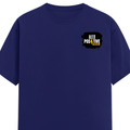 Female Classic Crew T-Shirt | Women's Regular Fit | 180 GSM Bio-Washed Cotton | Double Stitched, Pre-Shrunk | Personalized | DTG | Grunge | Positive Affirmations | Energy | Everyday | Uplifting - left pocket - Royal Blue - mockup 3