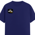 Female Classic Crew T-Shirt | Women's Regular Fit | 180 GSM Bio-Washed Cotton | Double Stitched, Pre-Shrunk | Personalized | DTG | Grunge | Positive Affirmations | Energy | Everyday | Uplifting - right pocket - Royal Blue - mockup 4