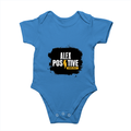 Rompers | Regular Fit Baby & Toddler | Bio-Washed Cotton | Double Stitched, Pre-Shrunk | Unisex | Personalized | DTG | Grunge | Positive Affirmations | Energy | Everyday | Uplifting - front - Orchid Blue - mockup 1