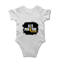 Baby Romper | 0-12 Months Regular Fit | 180 GSM Bio-Washed Cotton Blend | Double Stitched, Pre-Shrunk | Unisex | Personalized | DTF | Grunge | Positive Affirmations | Energy | Everyday | Uplifting - back - White - mockup 2