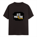 Men's Classic Crew T-Shirt | Regular Fit | 180 GSM Bio-Washed Cotton | DTF Print Ready | Pre-Shrunk, Durable | Personalized | DTF | Grunge | Positive Affirmations | Energy | Everyday | Uplifting - front - Coffee Brown - mockup 1