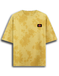 Tie Dye Oversized T-Shirt | Unisex Relaxed Fit | 260 GSM Cotton Blend | Pre-Shrunk, Bio-Washed, Drop Shoulder | Adult | Personalized | DTF | Grunge | Rebellion | Individuality | Everyday | Assertive | Breaks The Rules - left pocket - mockup 3