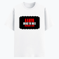 Cotton Stretch T-Shirt | Unisex Adult | 95% Cotton 5% Spandex Blend | 240 GSM, Breathable, Flexible | DTF Print Ready | Personalized | DTF | Grunge | Rebellion | Individuality | Everyday | Assertive | Breaks The Rules - front - White - mockup 1