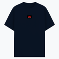Basic T-Shirt | Unisex XS-2XL | Poly-Cotton Blend | Soft Finish & Durable | Everyday Wear | Personalized | DTG | Grunge | Rebellion | Individuality | Everyday | Assertive | Breaks The Rules - front - Navy melange - mockup 1