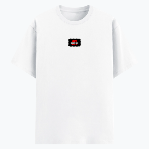 Basic T-Shirt | Unisex XS-2XL | Poly-Cotton Blend | Soft Finish & Durable | Everyday Wear | Personalized | DTG | Grunge | Rebellion | Individuality | Everyday | Assertive | Breaks The Rules - front - White - mockup 1