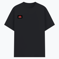 Basic T-Shirt | Unisex XS-2XL | Poly-Cotton Blend | Soft Finish & Durable | Everyday Wear | Personalized | DTG | Grunge | Rebellion | Individuality | Everyday | Assertive | Breaks The Rules - right pocket - Black melange - mockup 4