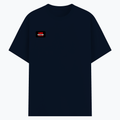 Basic T-Shirt | Unisex XS-2XL | Poly-Cotton Blend | Soft Finish & Durable | Everyday Wear | Personalized | DTG | Grunge | Rebellion | Individuality | Everyday | Assertive | Breaks The Rules - right pocket - Navy melange - mockup 4