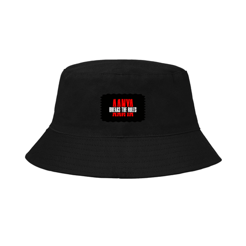 Classic Bucket Hat | Unisex Heavy Cotton | DTG Printed | Sun Protection & Comfort | Men & Women | Personalized | DTG | Grunge | Rebellion | Individuality | Everyday | Assertive | Breaks The Rules - front - Black - mockup 1