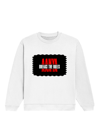 Oversized Sweatshirt | Roomy Relaxed Fit | 400 GSM Cotton Blend | Pre-Shrunk Drop Shoulder | Unisex Adult | Personalized | DTG | Grunge | Rebellion | Individuality | Everyday | Assertive | Breaks The Rules