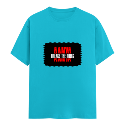 Classic Crew T-Shirt | Men's Regular Fit | 180 GSM Bio-Washed Cotton | DTG Print Ready | Double-Stitched & Ribbed Neck | Personalized | DTG | Grunge | Rebellion | Individuality | Everyday | Assertive | Breaks The Rules - front - SkyBlue - mockup 1