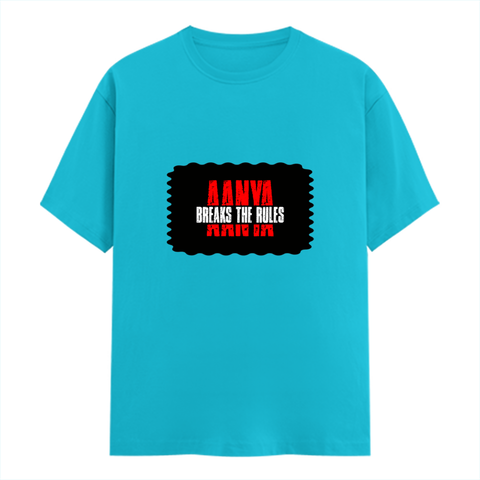 Classic Crew T-Shirt | Men's Regular Fit | 180 GSM Bio-Washed Cotton | DTG Print Ready | Double-Stitched & Ribbed Neck | Personalized | DTG | Grunge | Rebellion | Individuality | Everyday | Assertive | Breaks The Rules - front - SkyBlue - mockup 1