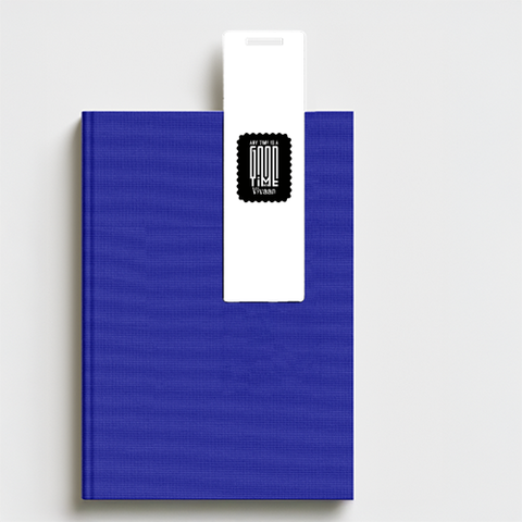 Bookmark | Standard | Acrylic UV Printed | Durable, Waterproof, Fade-Proof | Unisex | Personalized | Typographic | Friendship | Companionship | Everyday | Positive - front - Classic - White - mockup 1