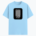 Cotton Stretch T-Shirt (Dtg) | T-Shirts | Him, Her, Unisex | Personalized | DTG | Typographic | Friendship | Companionship | Everyday | Positive - front - Baby Blue - mockup 1