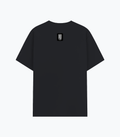Basic T-Shirt | Unisex XS-2XL | Poly-Cotton Blend | Soft Finish & Durable | Everyday Wear | Personalized | DTG | Typographic | Friendship | Companionship | Everyday | Positive - back - Black melange - mockup 2