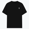 Basic T-Shirt | Unisex XS-2XL | Poly-Cotton Blend | Soft Finish & Durable | Everyday Wear | Personalized | DTG | Typographic | Friendship | Companionship | Everyday | Positive - left pocket - Black - mockup 3