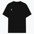 Basic T-Shirt | Unisex XS-2XL | Poly-Cotton Blend | Soft Finish & Durable | Everyday Wear | Personalized | DTG | Typographic | Friendship | Companionship | Everyday | Positive - right pocket - Black - mockup 4