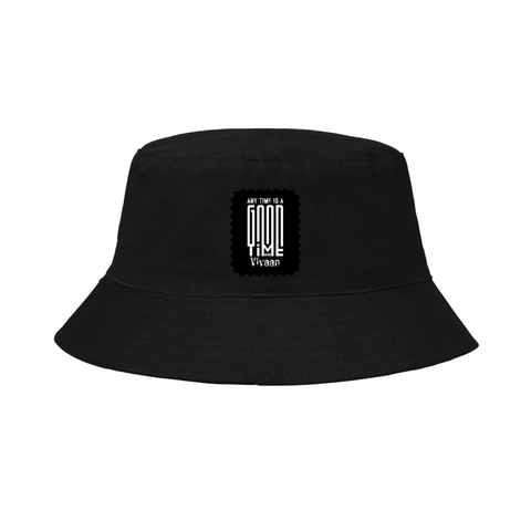 Classic Bucket Hat | Unisex Heavy Cotton | DTG Printed | Sun Protection & Comfort | Men & Women | Personalized | DTG | Typographic | Friendship | Companionship | Everyday | Positive - front - Black - mockup 1