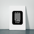 Metal Posters | 8x11.7 & 11.7x15.7 in | 1mm Thick Metal | Magnetic Mount, Waterproof, Glossy Finish | Unisex Home Decor | Personalized | Typographic | Friendship | Companionship | Everyday | Positive - front_2 - White - mockup 2