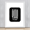Framed Poster | Multiple Sizes | 300 GSM Art Paper | Laminated, Fade-Proof, 1-inch Frame | Unisex Home Decor | Personalized | DTG | Typographic | Friendship | Companionship | Everyday | Positive - front_18x24In - 18x24In - mockup 11