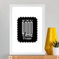 Framed Poster | Multiple Sizes | 300 GSM Art Paper | Laminated, Fade-Proof, 1-inch Frame | Unisex Home Decor | Personalized | DTG | Typographic | Friendship | Companionship | Everyday | Positive - front_A3 Frame Poster - A3 Frame Poster - mockup 12