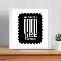 Framed Poster | Multiple Sizes | 300 GSM Art Paper | Laminated, Fade-Proof, 1-inch Frame | Unisex Home Decor | Personalized | DTG | Typographic | Friendship | Companionship | Everyday | Positive - front_14x14In - 14x14In - mockup 9
