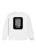 Oversized Sweatshirt | Roomy Relaxed Fit | 400 GSM Cotton Blend | Pre-Shrunk Drop Shoulder | Unisex Adult | Personalized | DTF | Typographic | Friendship | Companionship | Everyday | Positive - back - White - mockup 2