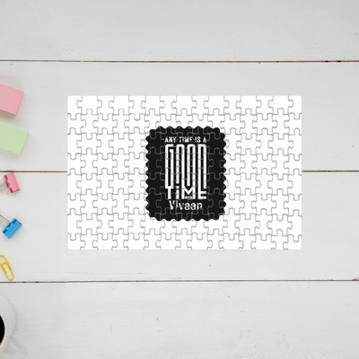 Jigsaw Puzzle | 120 Pieces A4 Size | Recycled Paper Semi-Gloss Finish | Engaging Entertainment Brain Booster | Unisex All Ages | Personalized | Typographic | Friendship | Companionship | Everyday | Positive - front - mockup 1